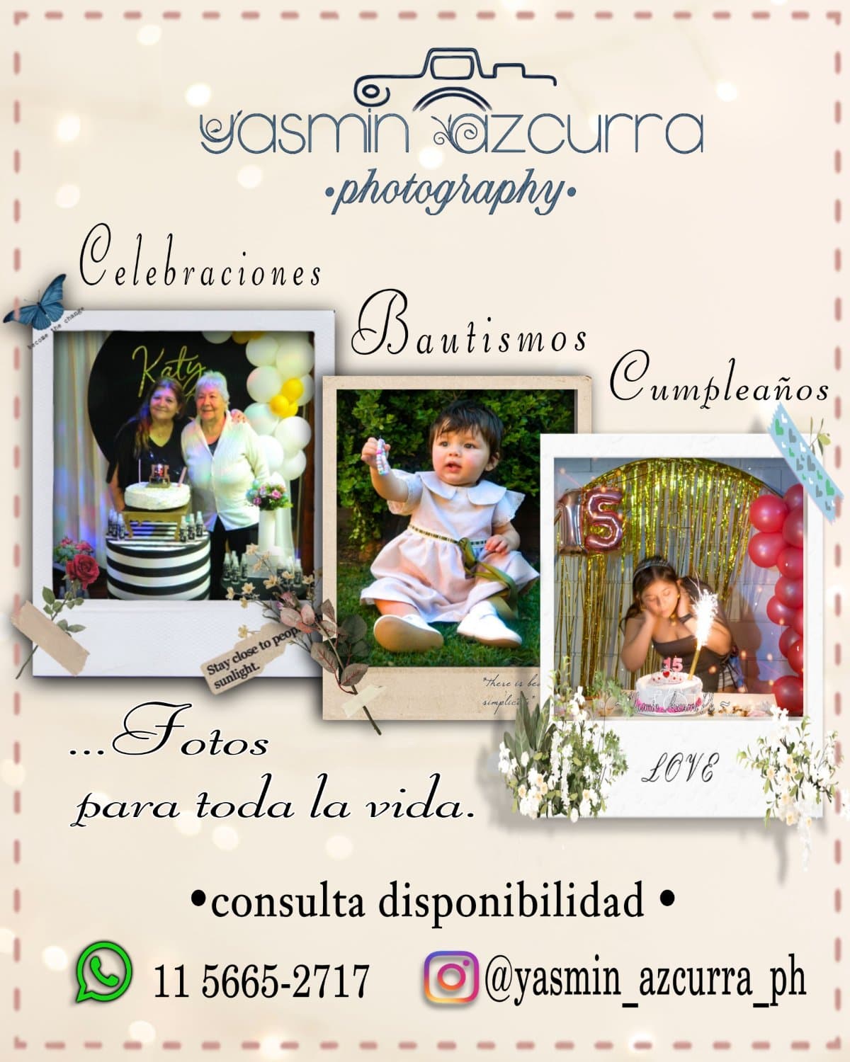 Yasmin azcurra fotografía