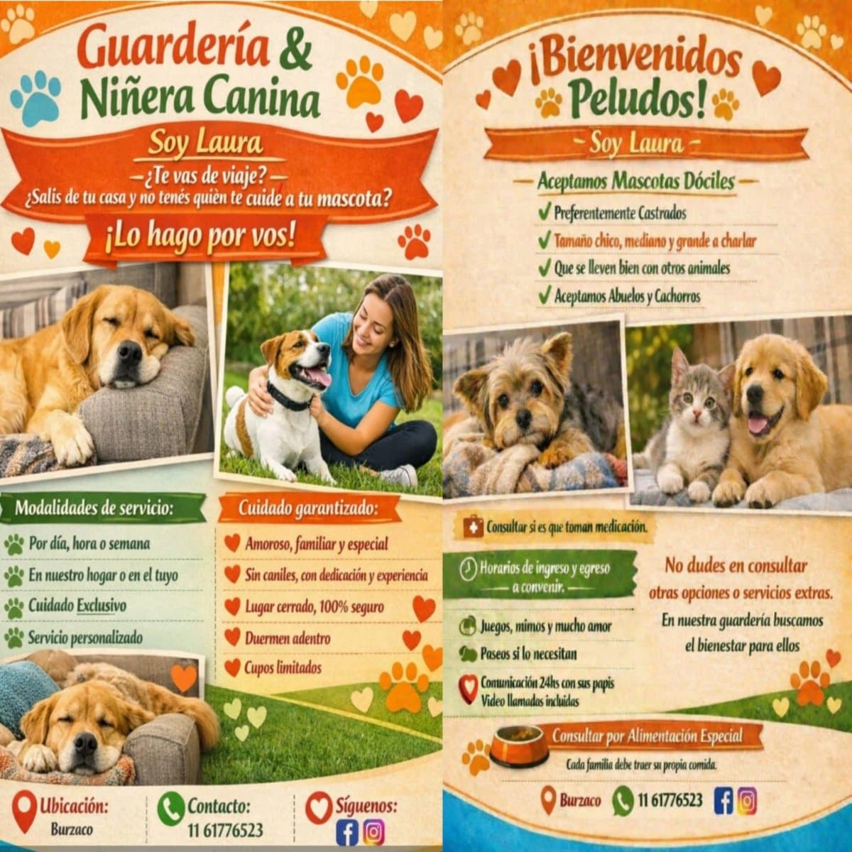 Guarderia,niñera canina Laura