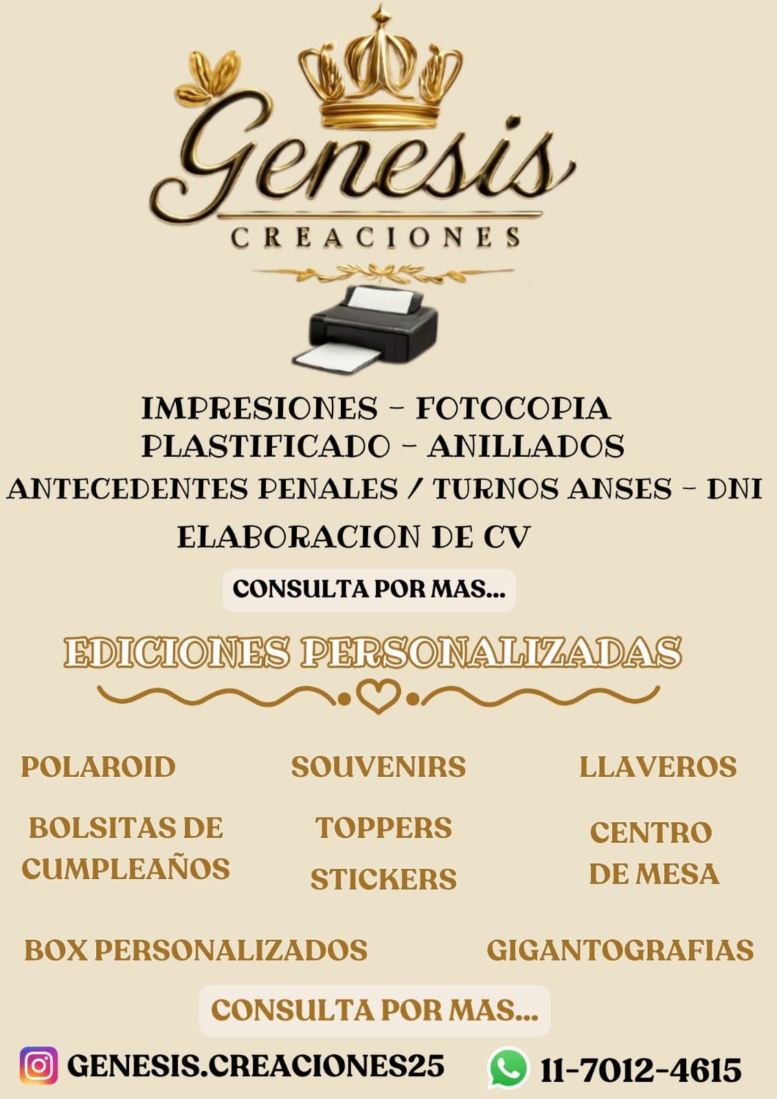 Génesis creaciones