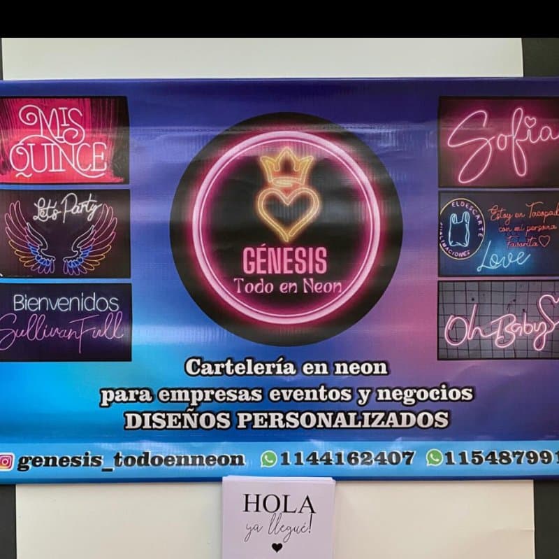 Cartelería corpórea y neon