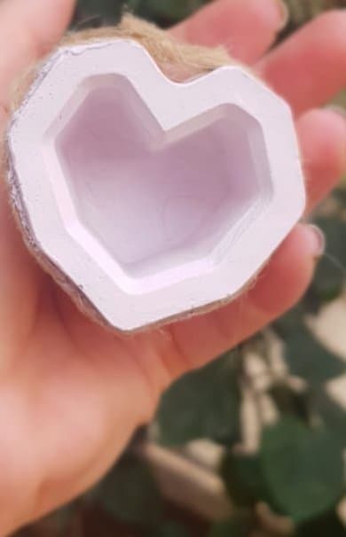 Macetita de corazon 5cm