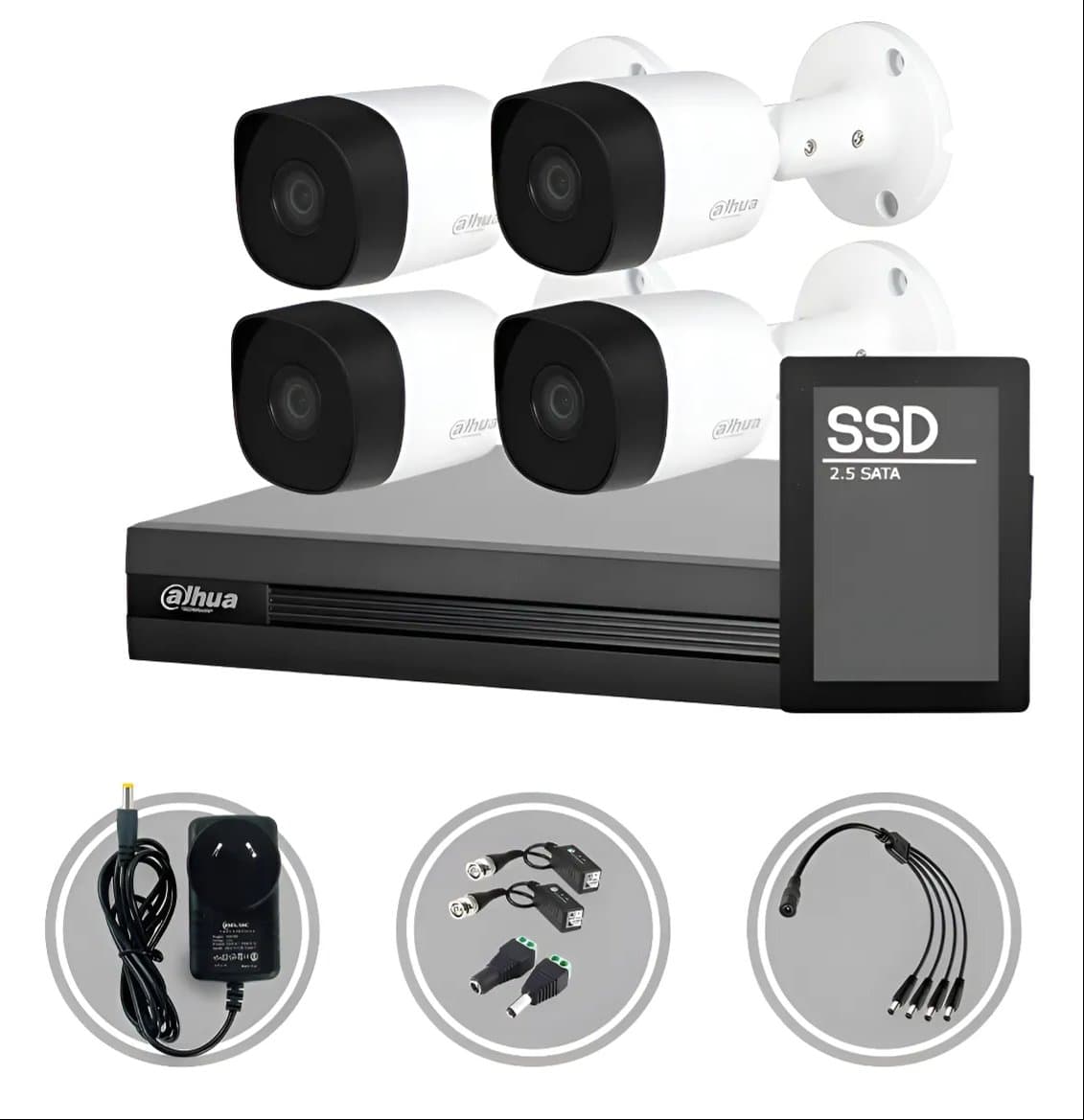 Kit de 4 Cámaras + disco