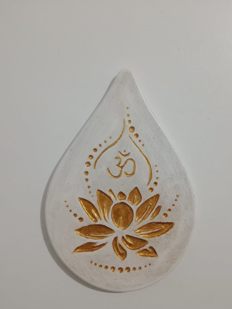 Hoja Flor de Loto (Colgante)